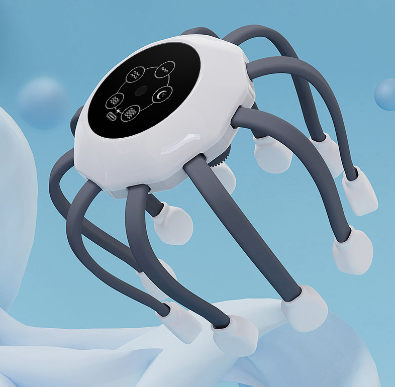Smart Electric Octopus Head Massager